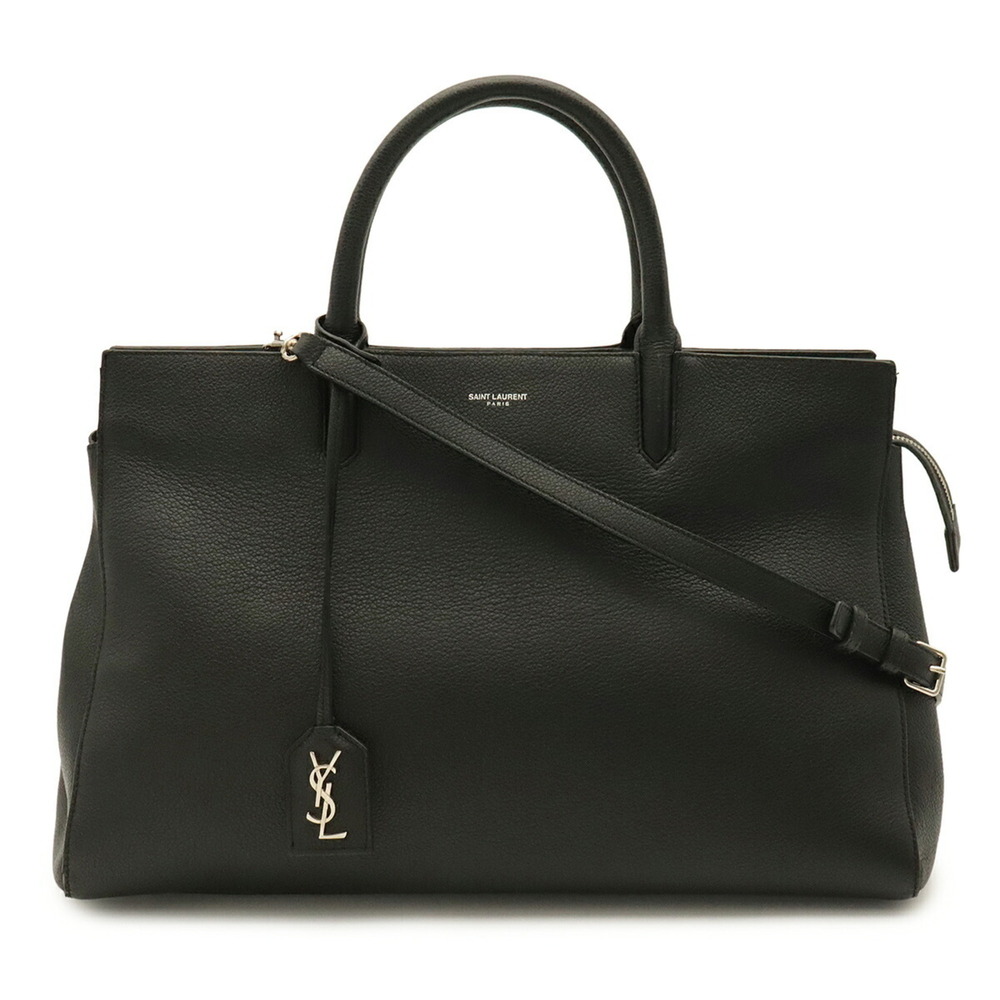 SAINT LAURENT PARIS YSL Yves Saint Laurent Cabas Rive Gauche Handbag Shoulder...